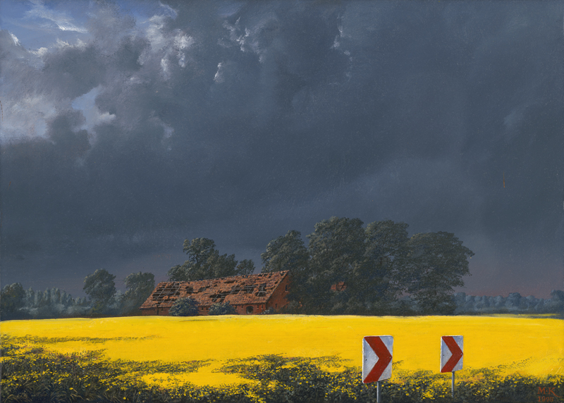 Lot 7261, Auction 127, Koeppel, Matthias, Rapsfeld vor dem Gewitter