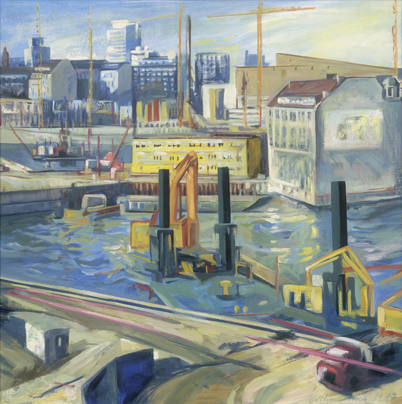 Lot 7262, Auction  127, Kuwertz, Evelyn, Baustelle Potsdamer Platz mit dem Weinhaus Huth