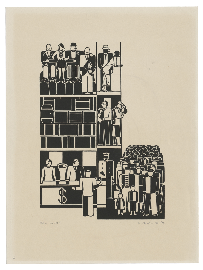 Lot 8006, Auction 127, Arntz, Gerd, Krise