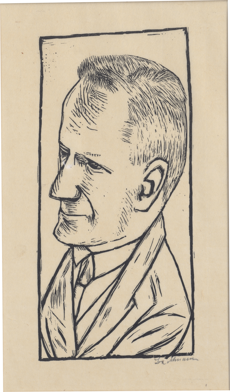 Lot 8009, Auction 127, Beckmann, Max, Bildnis Reinhard Piper