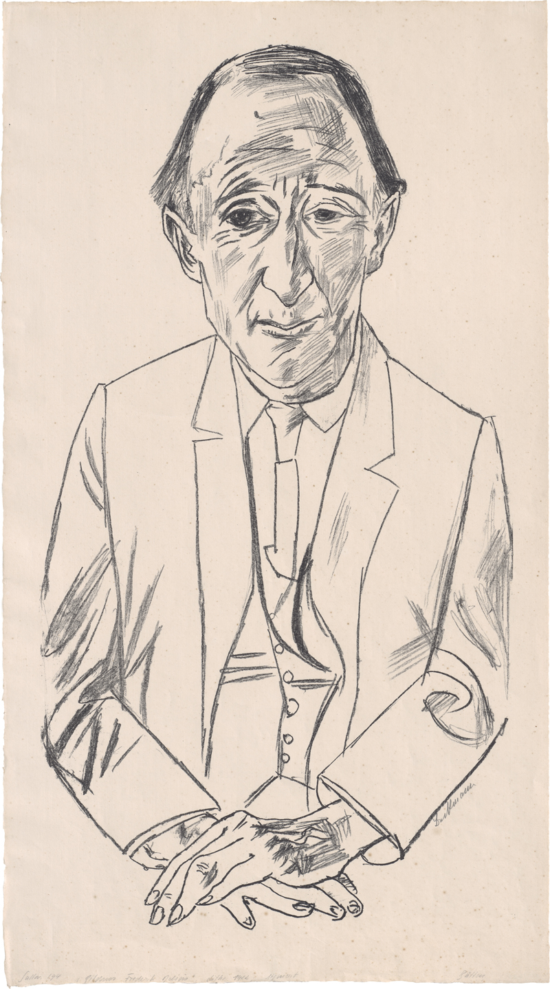 Lot 8010, Auction  127, Beckmann, Max, Bildnis des Komponisten Frederik Delius