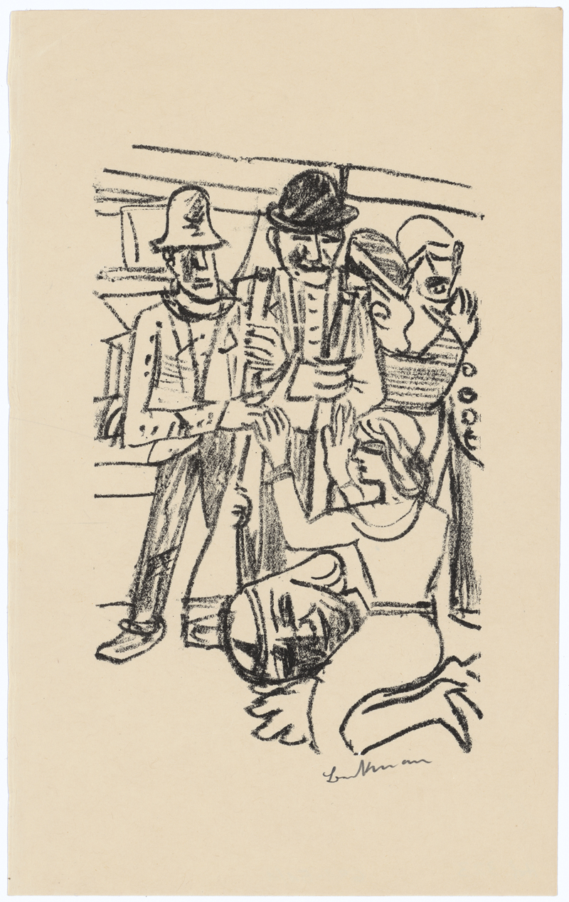Lot 8011, Auction 127, Beckmann, Max, Der Mensch ist kein Haustier Nr. 1