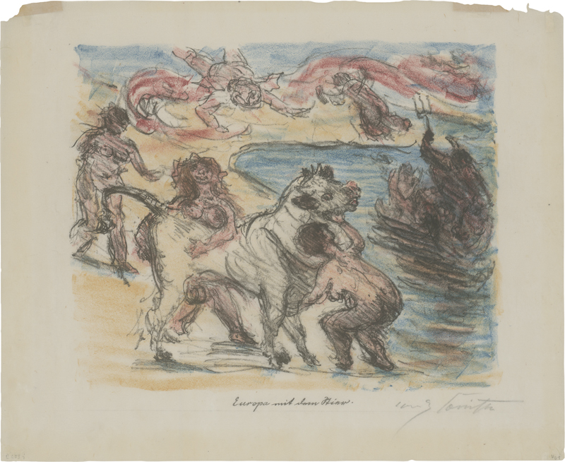 Lot 8021, Auction  127, Corinth, Lovis, Europa mit dem Stier