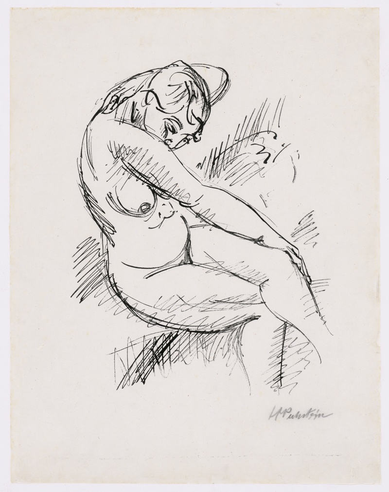 Lot 8099, Auction 127, Pechstein, Hermann Max, Weiblicher Akt