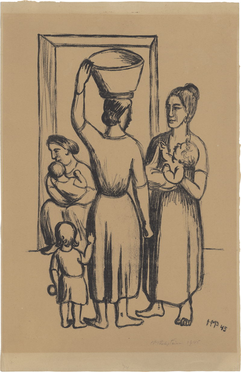 Lot 8101, Auction 127, Pechstein, Hermann Max, Italienerinnen