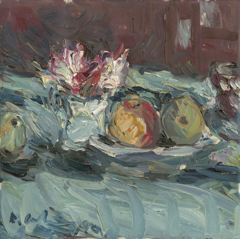 Lot 8256, Auction 127, Ladwig, Roland, Stilleben mit Obst und Blumen