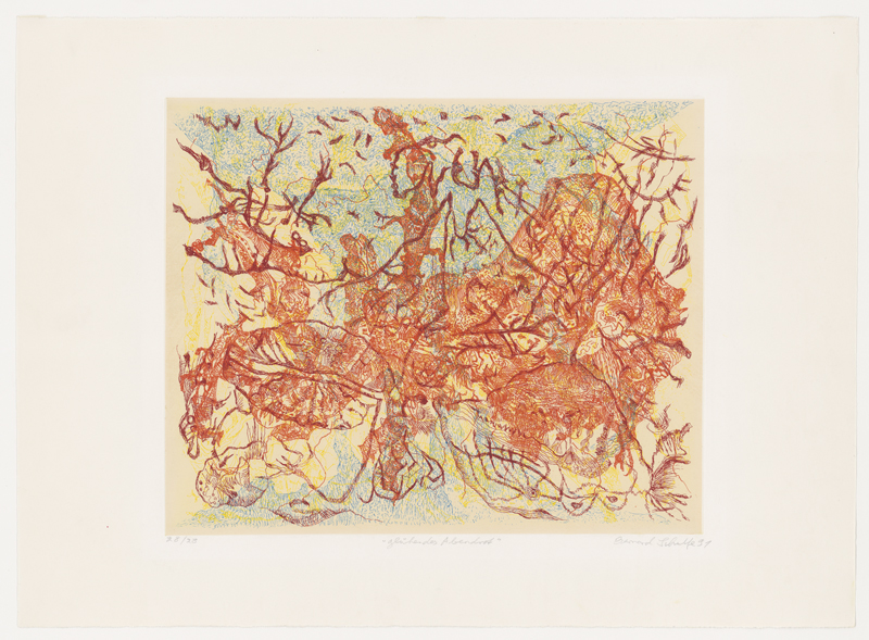 Lot 8285, Auction 127, Schultze, Bernard, Glühendes Abendrot; Sinkender Tag