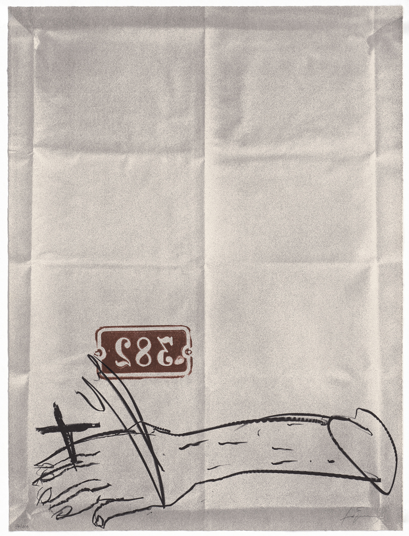 Lot 8295, Auction 127, Tàpies, Antoni, Bras et chiffres
