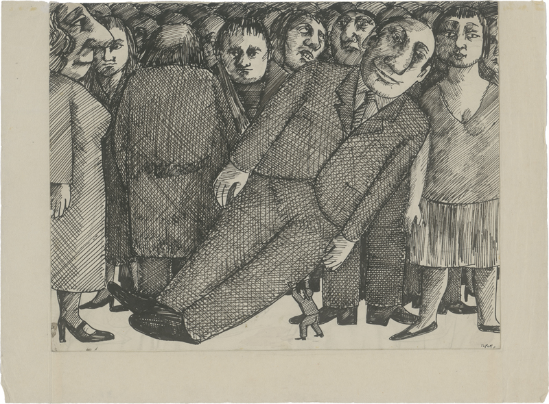 Lot 8299, Auction 127, Topor, Roland, La foule