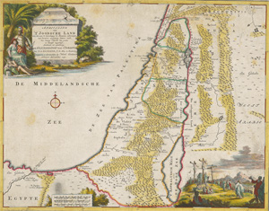 Lot 40, Auction  128, Bachiene, Willem Albert, Afbeelding van 'T Joodische Land und Afbeeldinge der Stadt Jerusalem