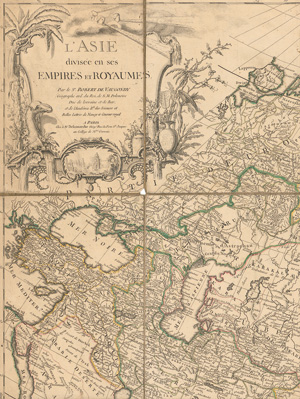 Lot 54, Auction  128, Vaugondy, Robert de, L'Asie divisée en ses empires et royaumes