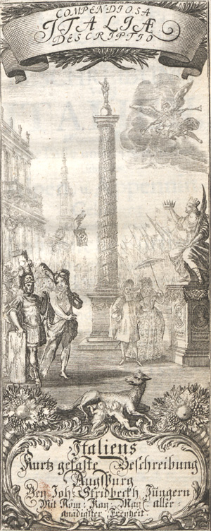 Lot 102, Auction  128, Stridbeck, Johann, Compendiosa Italiae Descriptio