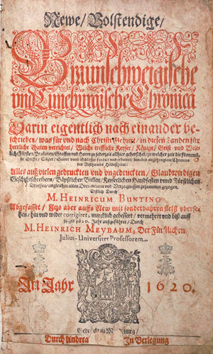 Lot 120, Auction  128, Bünting, Heinrich, Newe, volstendige, Braunschweigische und Luneburgische Chronica
