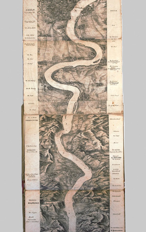 Lot 121, Auction  128, Delkeskamp, Friedrich Wilhelm, Neues Panorama des Rheins von Mainz bis Köln