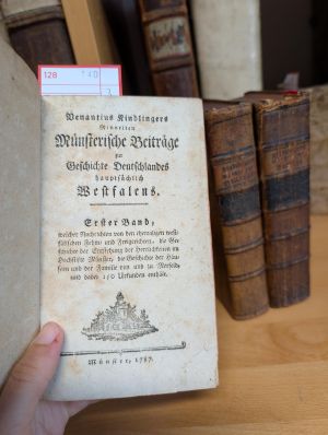 Los 140 - Kindlinger, Nikolaus - Münsterische Beiträge zur Geschichte Deutschlands hauptsächlich Westfalens - 3 - thumb