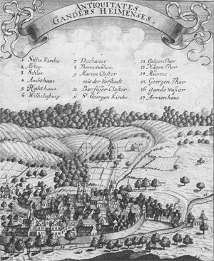 Lot 148, Auction  128, Leuckfeld, Johann Georg, Antiquitates Gandersheimenses [und:] Antiquitates Ilfeldenses