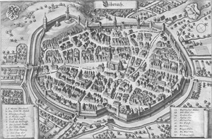Lot 154, Auction  128, Merian, Matthäus, Konvolut von 3 Plänen und Ansichten. Kupferstich