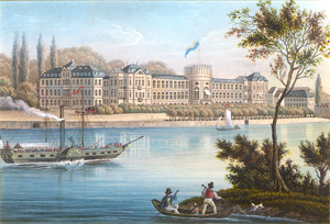Lot 164, Auction  128, Schloss Biebrich, Aquarell auf Papier