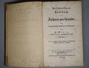 Los 226 - Maury, F. - Handbuch der Zahnarzneikunde, nach dem gegenwärtigen Standpuncte der Wissenschaft - 2 - thumb