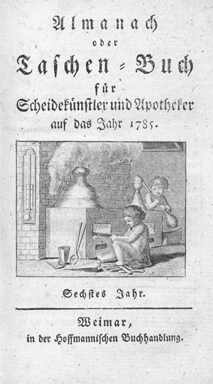 Lot 239, Auction  128, Taschen-Buch für Scheidekünstler, und Apotheker auf das Jahr 1784-1787