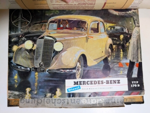 Los 386 - Sammlung von ca. 60 farbigen Broschuren zu Automobiltypen - der 50er und wohl frühen 60er Jahre - 1 - thumb