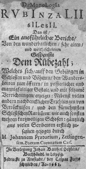 Lot 428, Auction  128, Praetorius, Johann, Daemonologia Rubinzalii Silesii