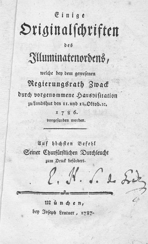 Lot 433, Auction  128, Einige Originalschriften des Illuminatenordens,, welche bey dem gewesenen Regierungsrath Zwack vorgefunden worden
