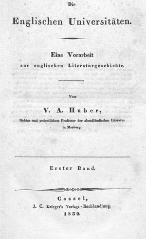 Lot 437, Auction  128, Huber, Victor Aimé, Die englischen Universitäten