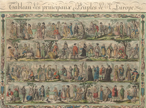 Lot 440, Auction  128, Grasset de Saint-Sauveur, Jacques, Tableau des principaux peuples de l'Europe