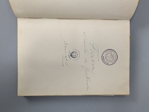 Los 474 - Konsularstempel-Album - Album mit ca. 160 Stempeln von internationalen Konsulaten und konsularischen Vertretungen - 4 - thumb