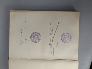 Los 474 - Konsularstempel-Album - Album mit ca. 160 Stempeln von internationalen Konsulaten und konsularischen Vertretungen - 7 - thumb