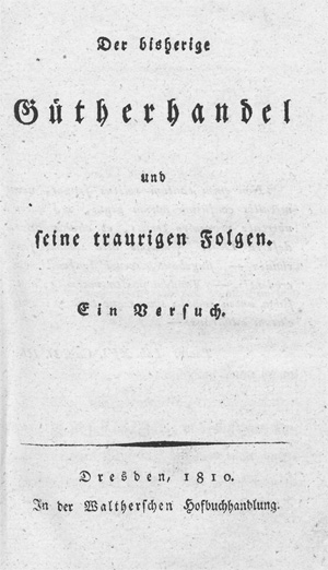 Lot 491, Auction  128, bisherige Guetherhandel und seine traurigen Folgen, Der, Ein Versuch