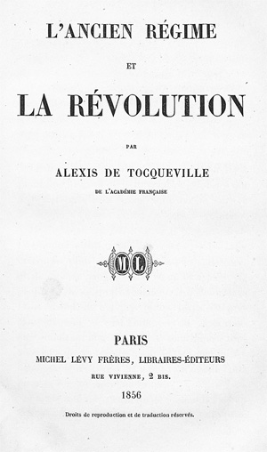 Los 522 - Tocqueville. A. de - L'Ancien Régime - 1 - thumb