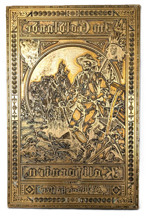 Lot 533, Auction  128, Gerths, Johannes und Druckstock, Geätzte und gravierte Messingplatte