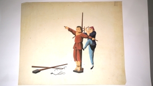Los 559 - Foltermethoden - Folge von 18 chinesischen Gouachen mit Darstellungen von Straf- und Folterszenen - 4 - thumb