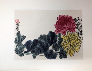 Los 573 - Naturdarstellungen und Qi Baishi - 40 Farbholzschnitte nach Qi Baishi und anderen chinesischen Meistern - 1 - thumb