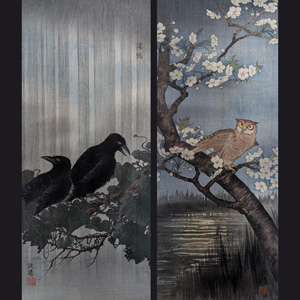 Los 586 - Ukiyo-e Blockbuch - Privat kompiliertes Album mit 43 japanischen Farbholzschnitten verschiedener Künstler und Schulen - 1 - thumb