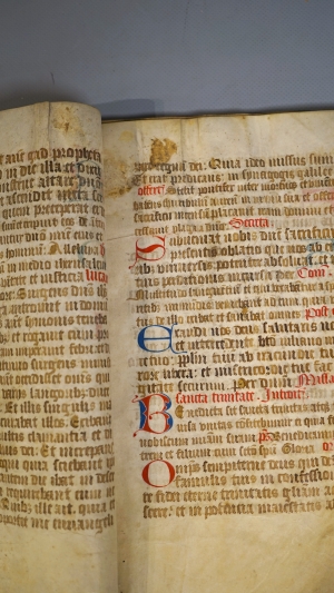Los 1004 - Missa pro evitanda morte - Lateinische Handschrift auf Pergament - 2 - thumb