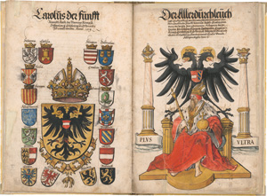 Lot 1013, Auction  128, Nürnberger Wappenbuch, Deutsche Handschrift auf Papier mit zahlreichen Wappenmalereien