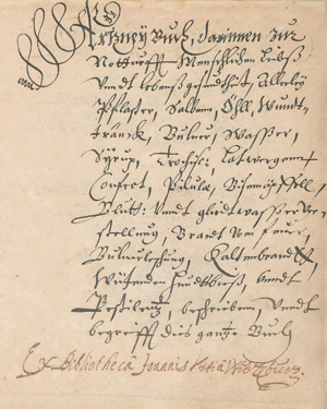 Lot 1015a, Auction  128, Artzney Buch,, darinnen zur Notturft Menschlichen Leibß. Deutsche Hs. auf Papier