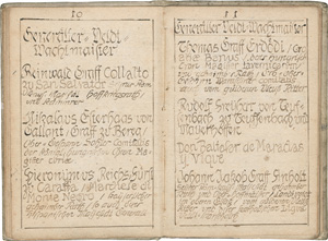 Lot 1020a, Auction  128, Ferdinand II., Lista derer Kriegs-Völkher zu Fuß und zu Roß, 