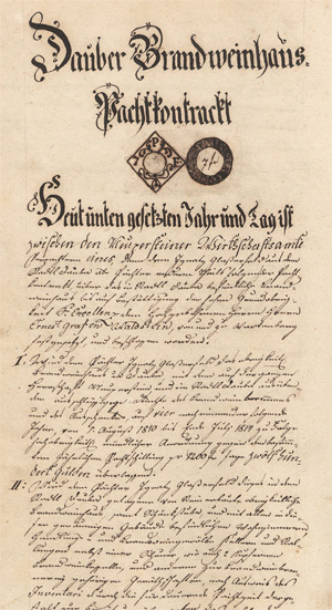 Lot 1020, Auction  128, Sweerts-Spork, Karl Rudolf, "Protocollum zum Eintreibung aller und jeden Ehren-Versicherungen 