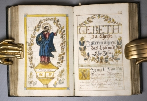 Los 1024 - Geistliches Gebeth Buch - Deutsche Handschrift auf Papier. Mit 12 ganzseitigen Miniaturen.  - 11 - thumb