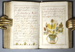 Los 1024 - Geistliches Gebeth Buch - Deutsche Handschrift auf Papier. Mit 12 ganzseitigen Miniaturen.  - 19 - thumb