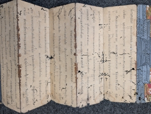 Los 1032 - Buddhistisches Leporello - Thailändische Handschrift mit buddhistischen Texten und 12 Miniaturen - 5 - thumb