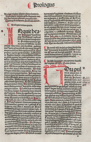 Lot 1038, Auction  128, Bustis, Bernardinus de., Mariale. Strassburg, Martin Flach, 26.VII.1496