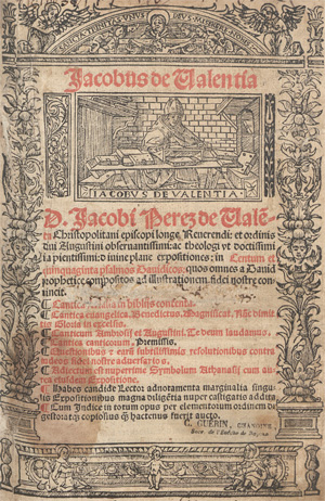 Los 1122 - Perez von Valencia, Jacobus - Divine plane Expositiones: in Centum et quinquaginta psalmos Davidicos - 1 - thumb