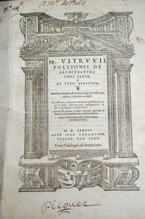 Los 1152 - Vitruvius Pollio, Marcus - De architectura libri decem, ad Caes. Augustum, omnibus omnium editionibus longe emendatiores, collatis veteribus exemplis - 6 - thumb