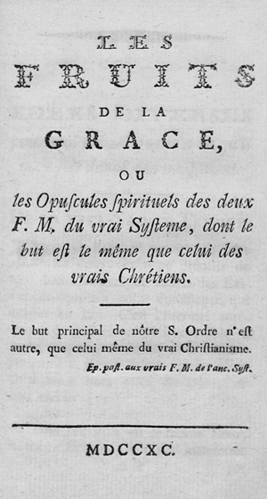 Lot 1178, Auction  128, fruits de la grace, Les, ou opuscules spirituels 