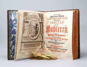 Lot 1240, Auction  128, Leonardo da Vinci, Tractat von der Mahlerey. Nürnberg, Weigel, 1747. - Zweite deutsche Ausgabe